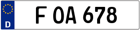 Truck License Plate